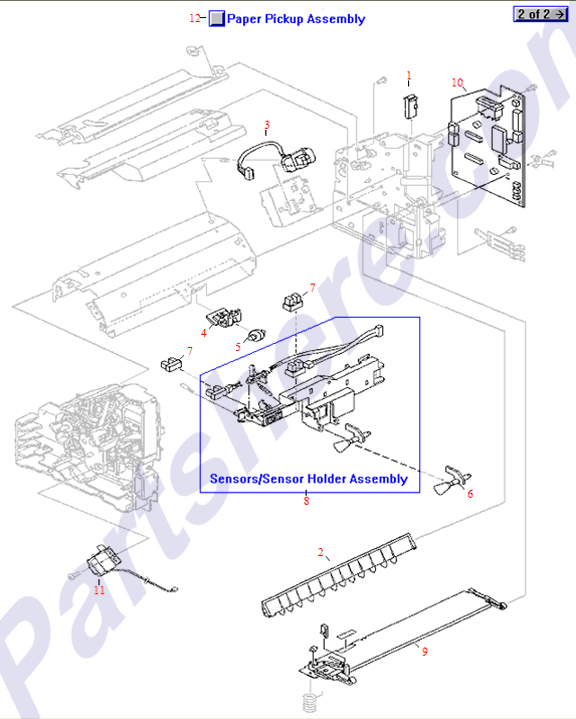 HP parts picture diagram for RG5-0466-000CN, RG5-0467-060CN, RG5-0512-070CN, RG5-0529-000CN-C, RG5-0467-060CN-R, RG5-0529-000CN-R, RG5-0529-000CN, RB1-2182-000CN-R, RB1-2131-000CN, RB1-2133-000CN, RB1-2138-000CN, RH7-5071-000CN, RB1-2181-000CN, RB1-2182-000CN, RB1-2182-000CN-C